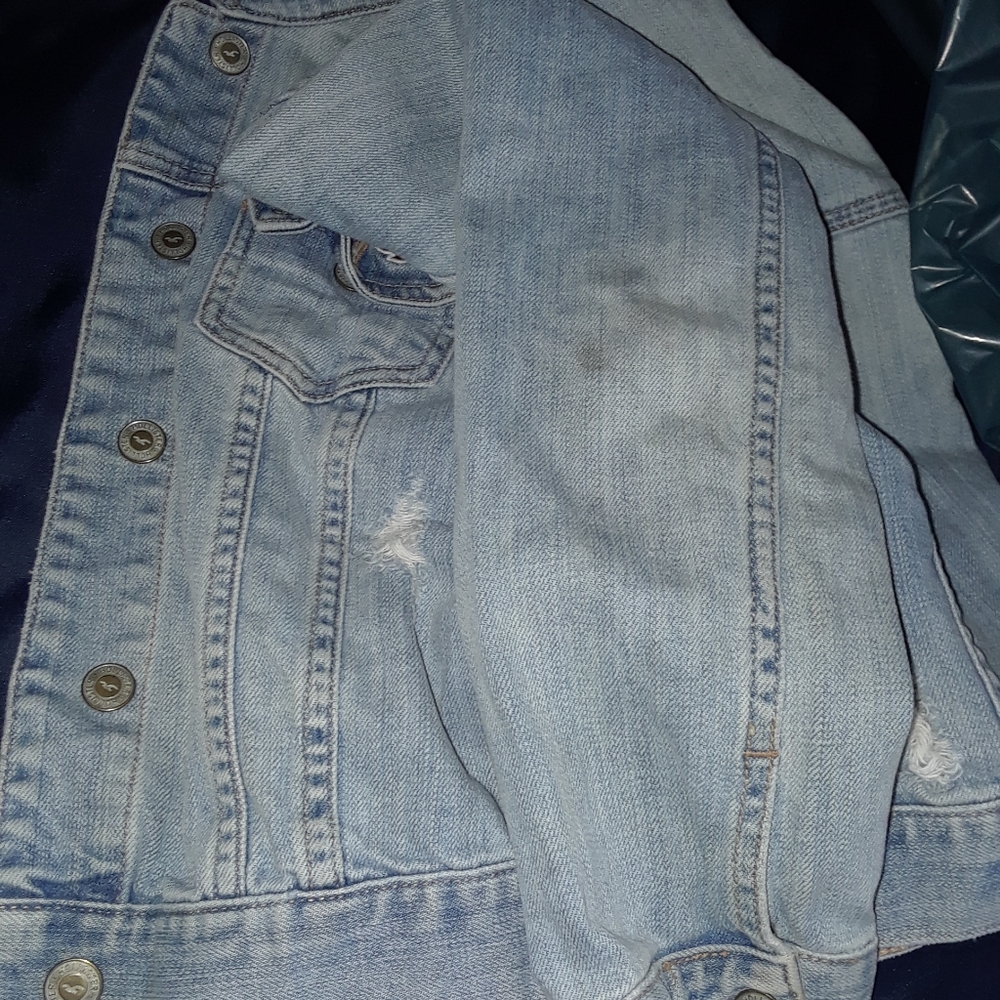 Hollister light wash denim jacket